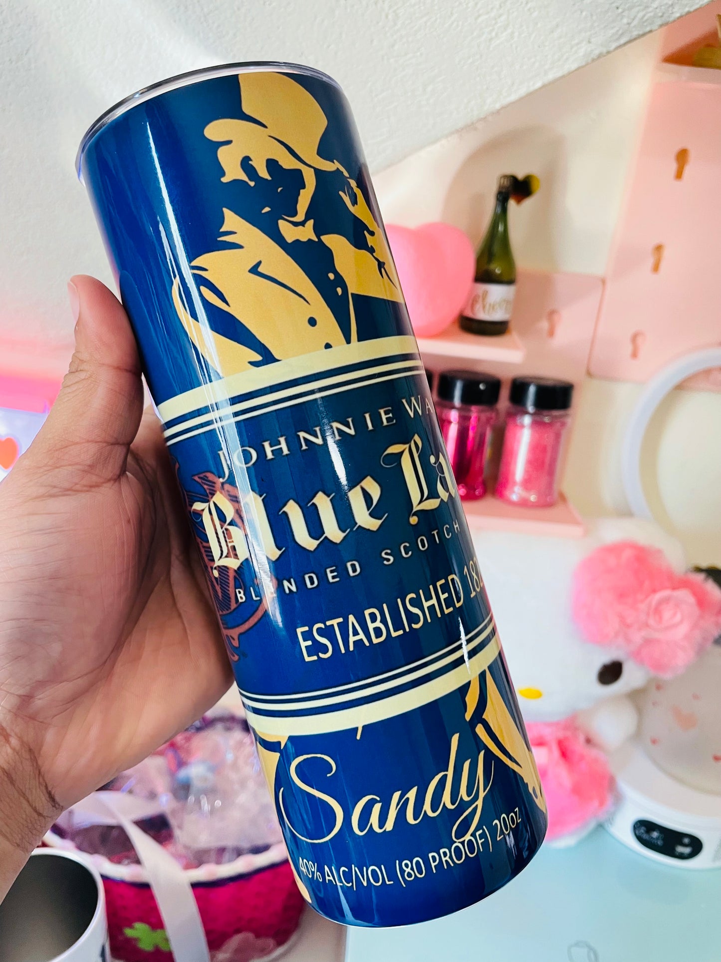 Blue-label, Tumbler!