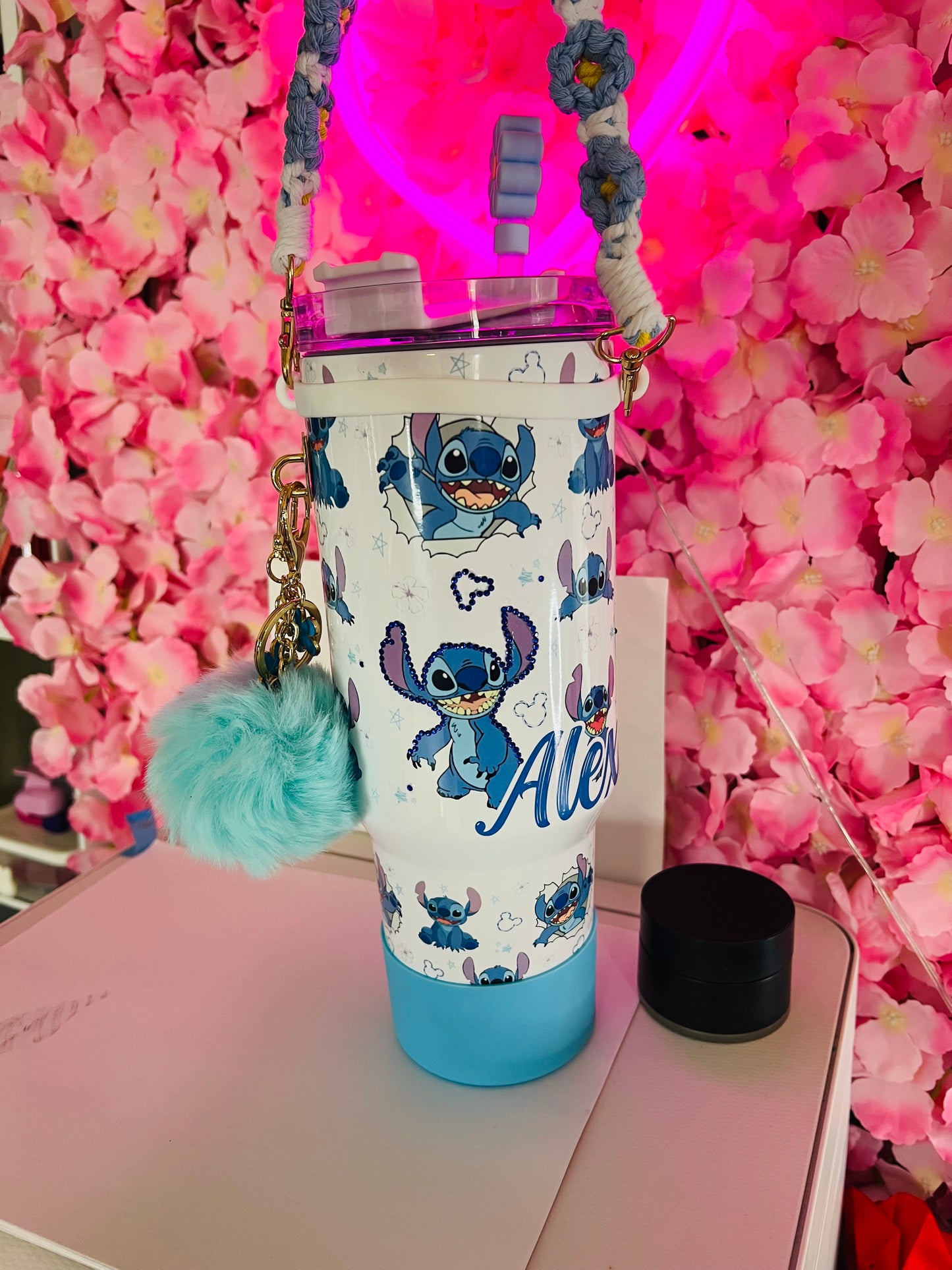 Tumbler stitch stanley-40 oz