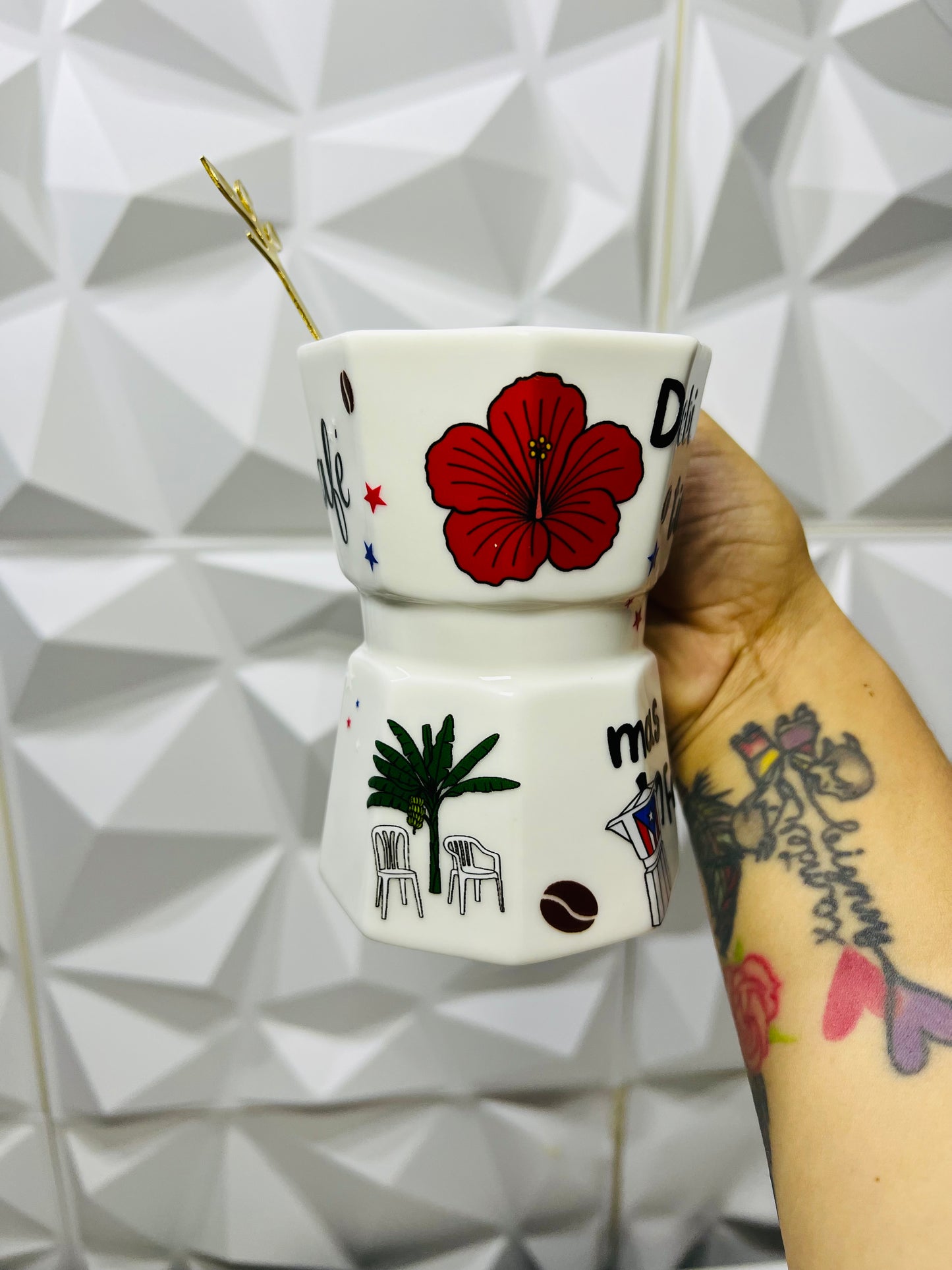 Puerto Rican coffee mug, debí tirar más fotos!