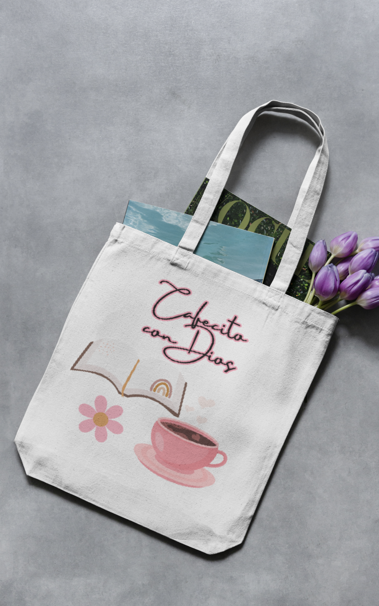 Bolso cafecito con dios