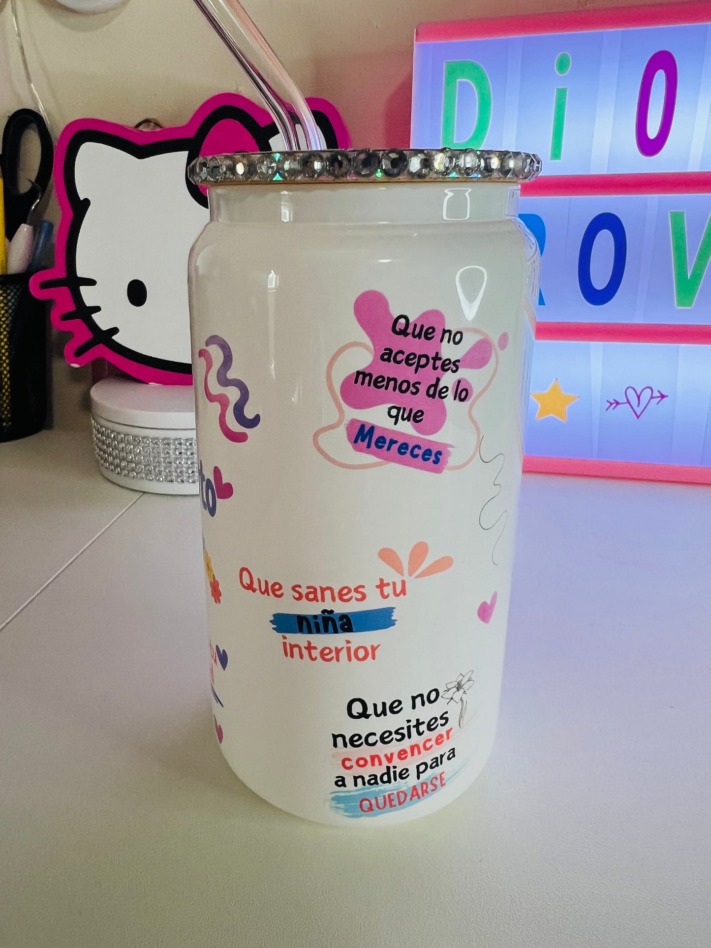 Glass cup, ámate tanto!