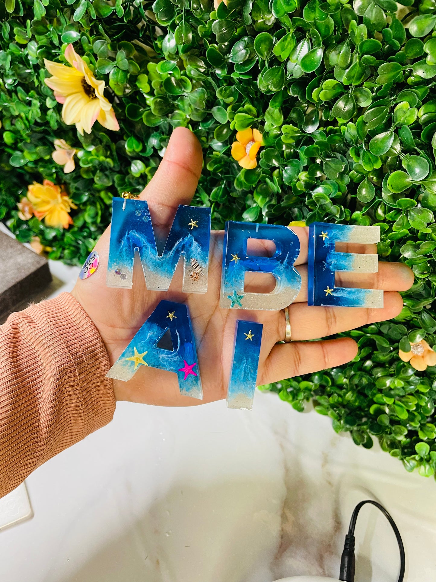 resin letters!