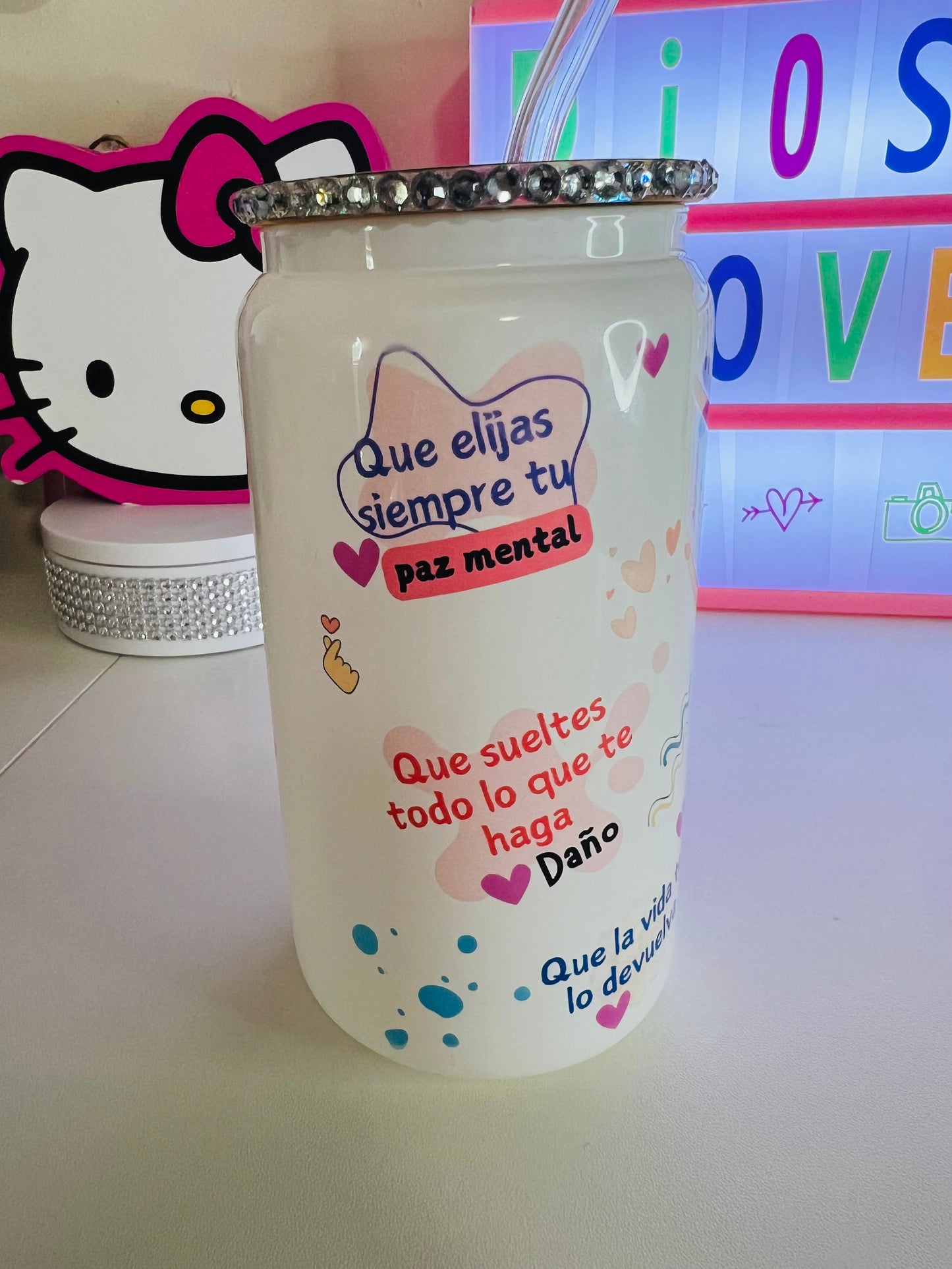 Glass cup, ámate tanto!
