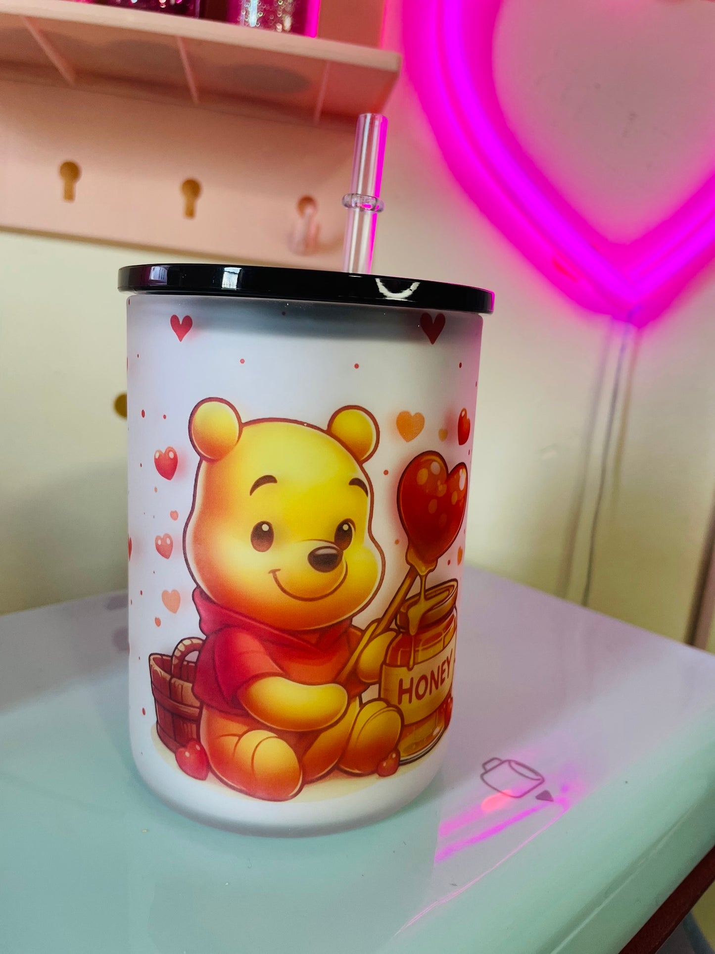 Glass cup-Winnie Pooh!