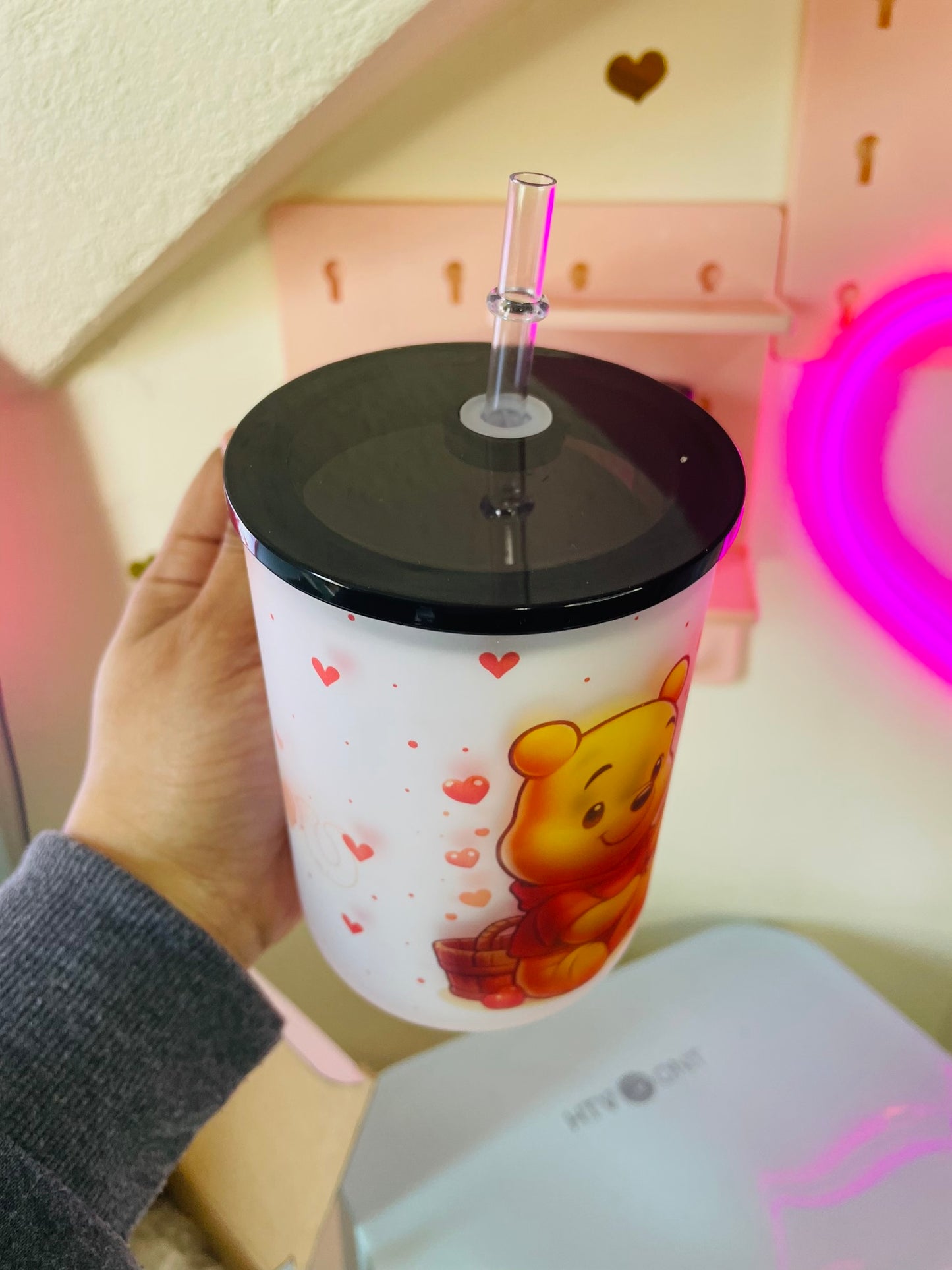 Glass cup-Winnie Pooh!