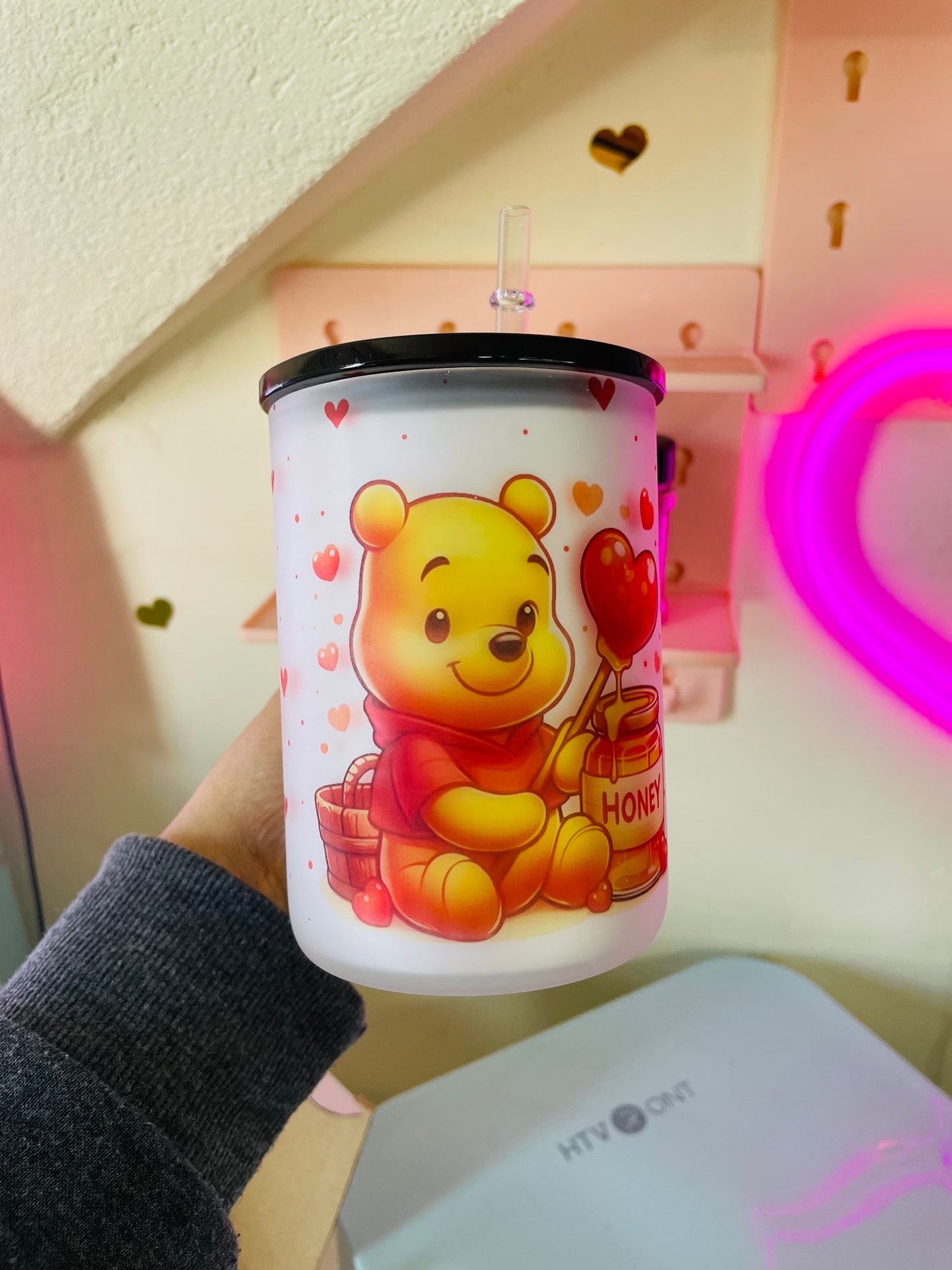 Glass cup-Winnie Pooh!