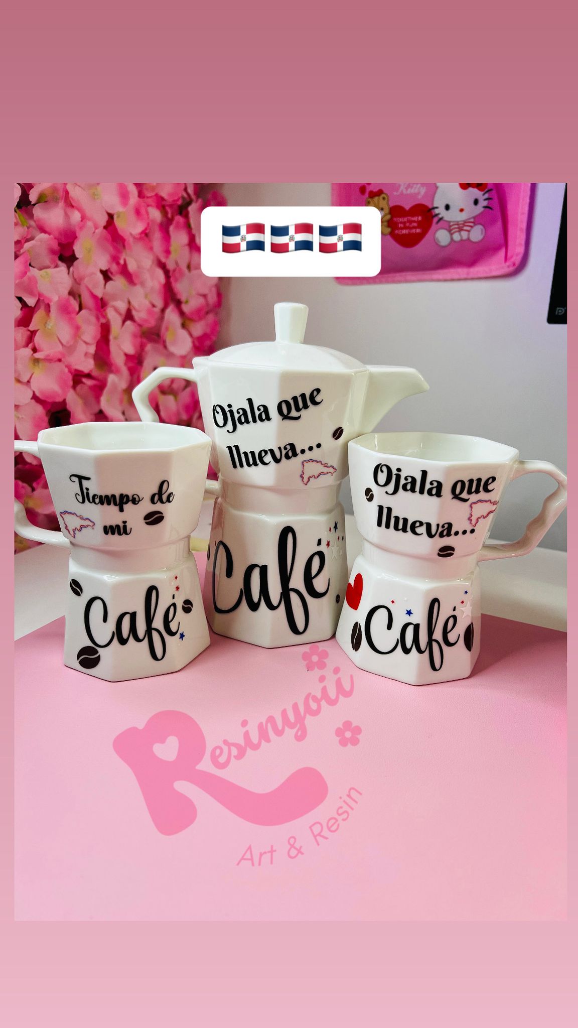 Coffe Dominican Set 3 piezas!