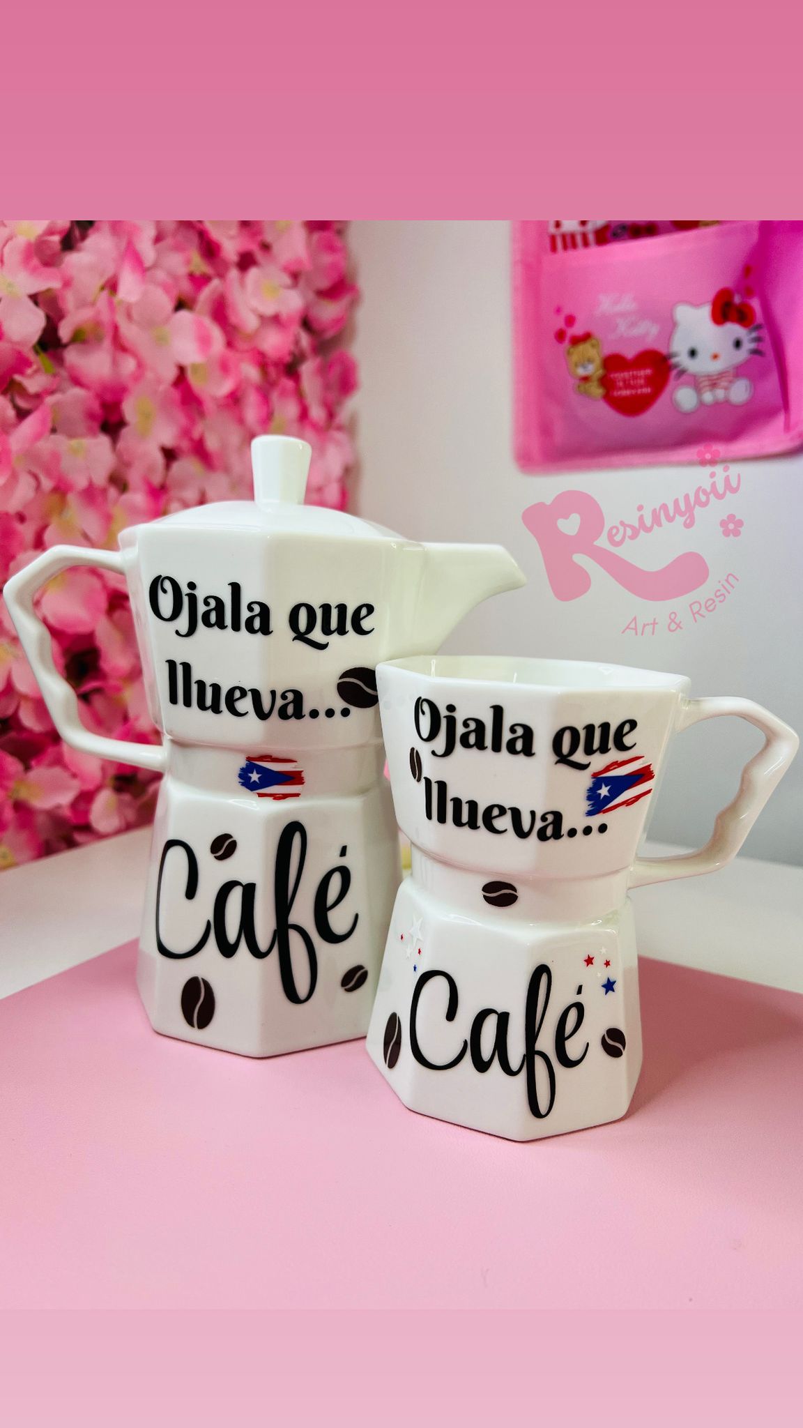 Coffe P.R Set 2 piezas!