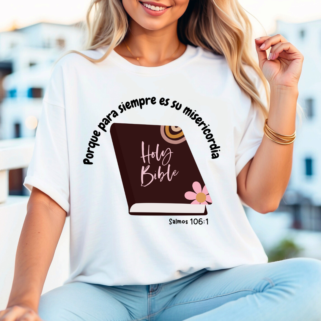 camiseta, su misericordia!