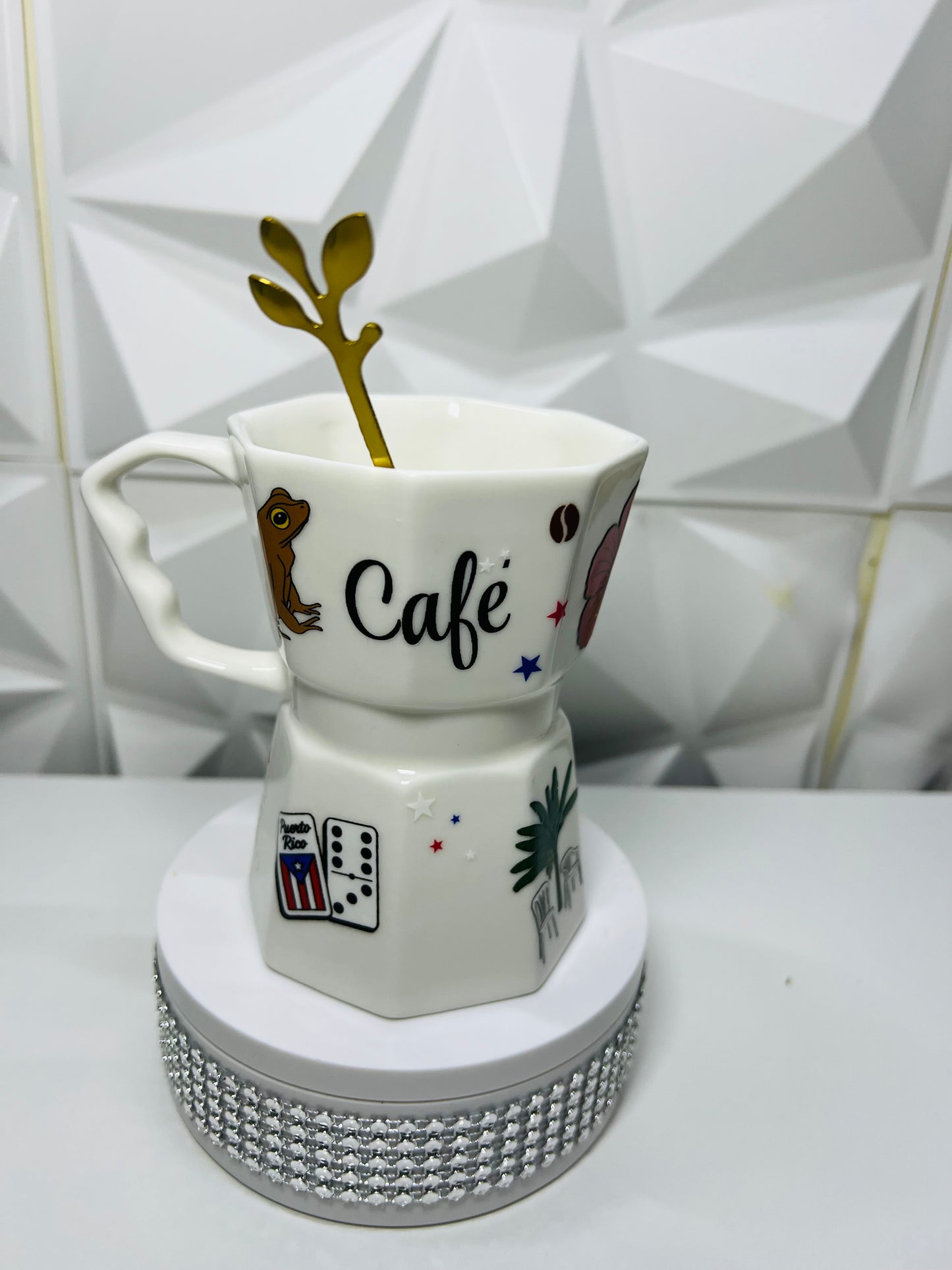 Puerto Rican coffee mug, debí tirar más fotos!