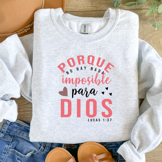 Nada imposible para dios