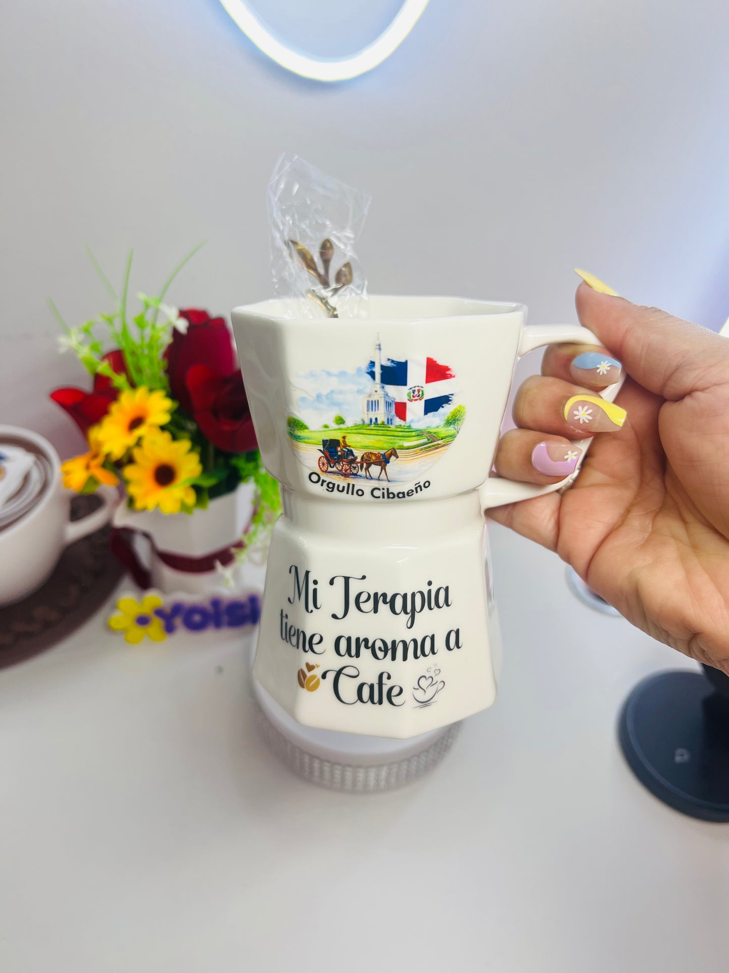 Mug coffe orgullo cibaeño!🇩🇴