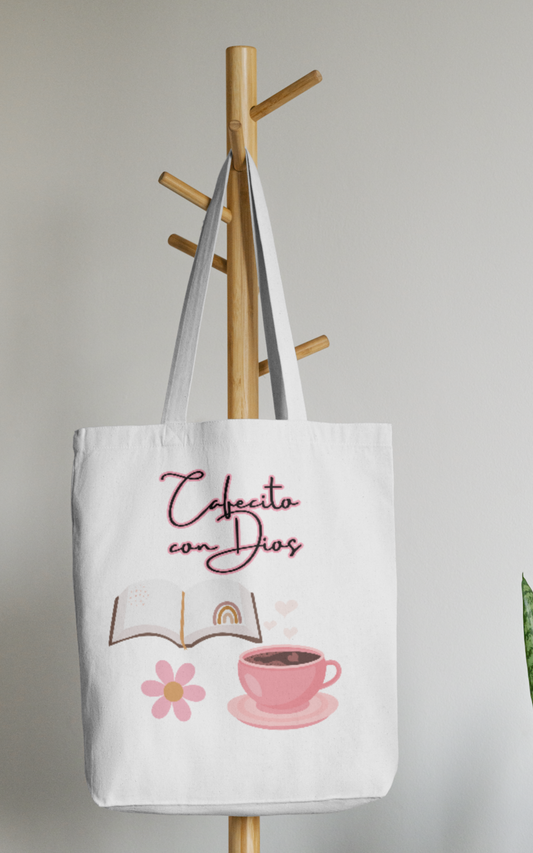 Bolso cafecito con dios