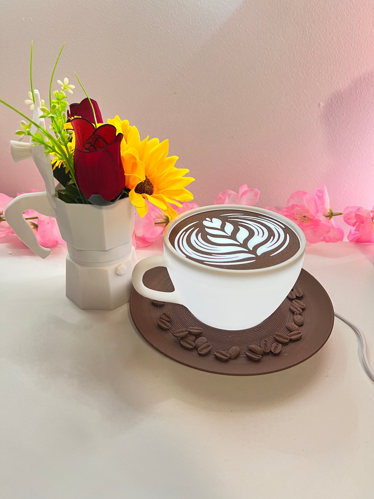 Lámpara luz led, estilo taza!