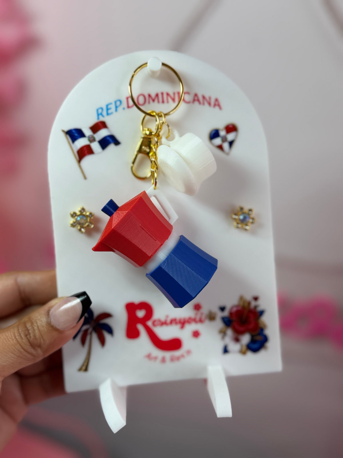 Llaveros 3d Dominican 🇩🇴