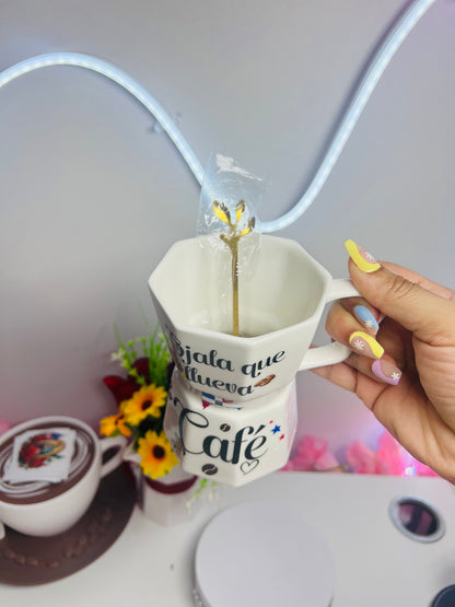 TAZA COFFE! OJALA QUE LLUEVA CAFE!!.