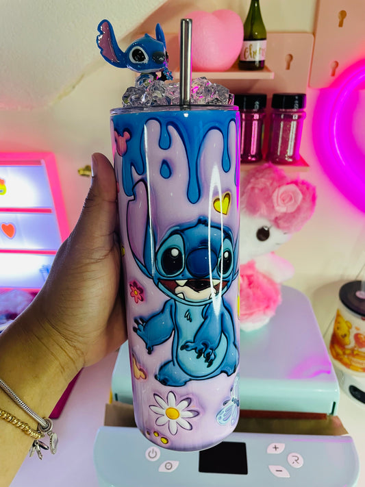 Tumbler stitsh-blue 20 oz