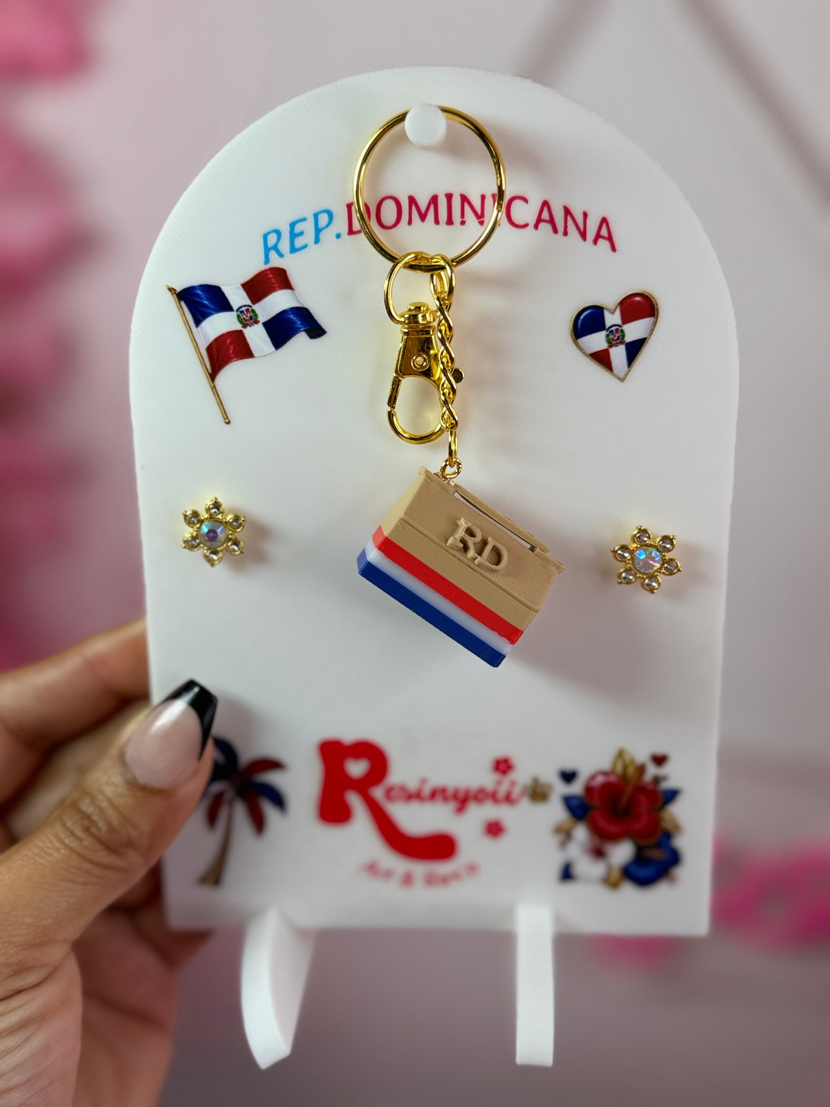 Llaveros 3d Dominican 🇩🇴