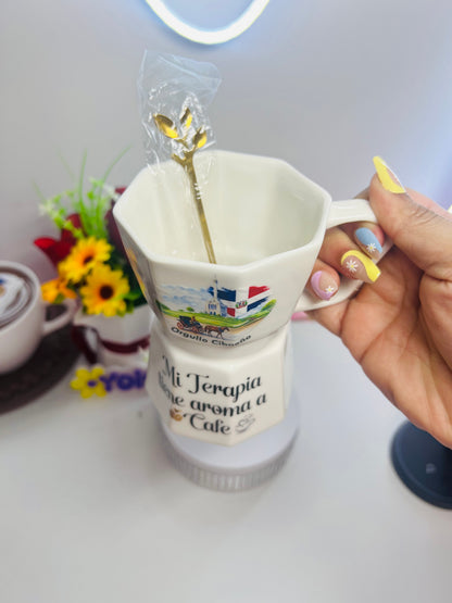 Mug coffe orgullo cibaeño!🇩🇴