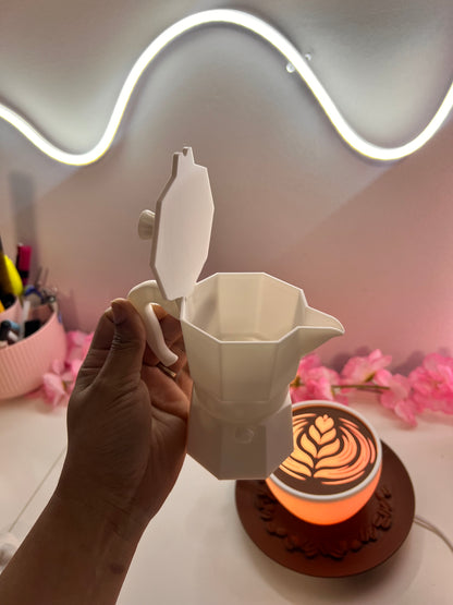 Lámpara luz led, estilo taza!