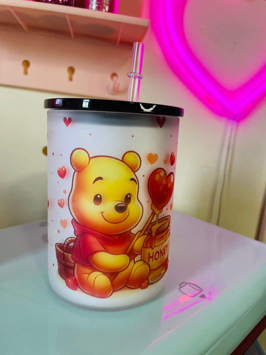 Glass cup-Winnie Pooh!