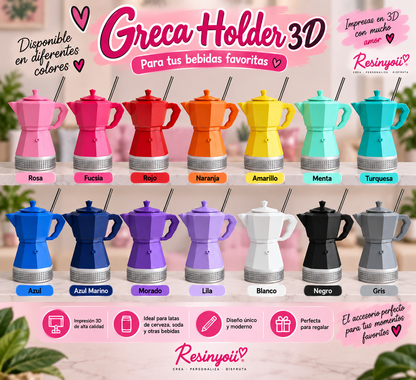 Greca holder SOLO GRECA (impresión 3D)