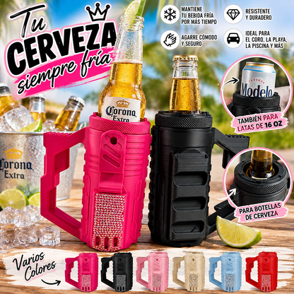 Drink Holder 3D para Cerveza | Botella y Lata de 16 oz