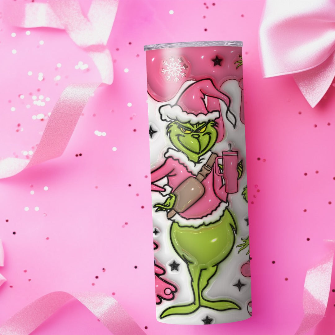 Tumbler pink grinch!