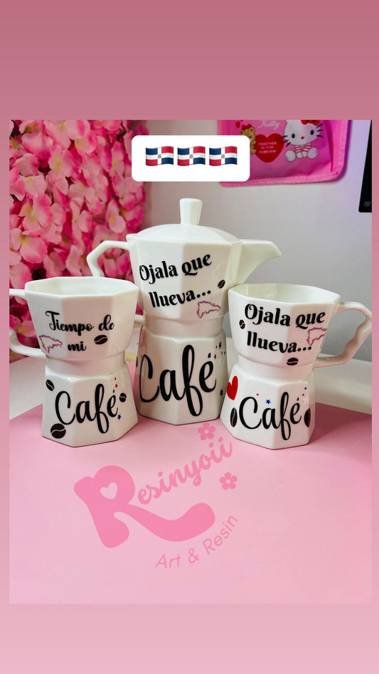 Coffe Dominican Set 3 piezas!