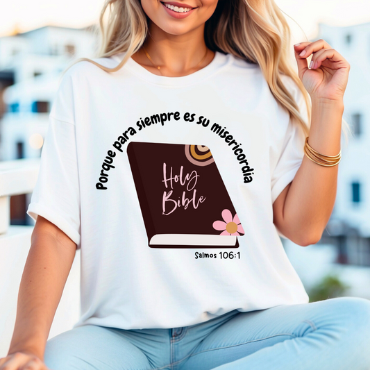 camiseta, su misericordia!
